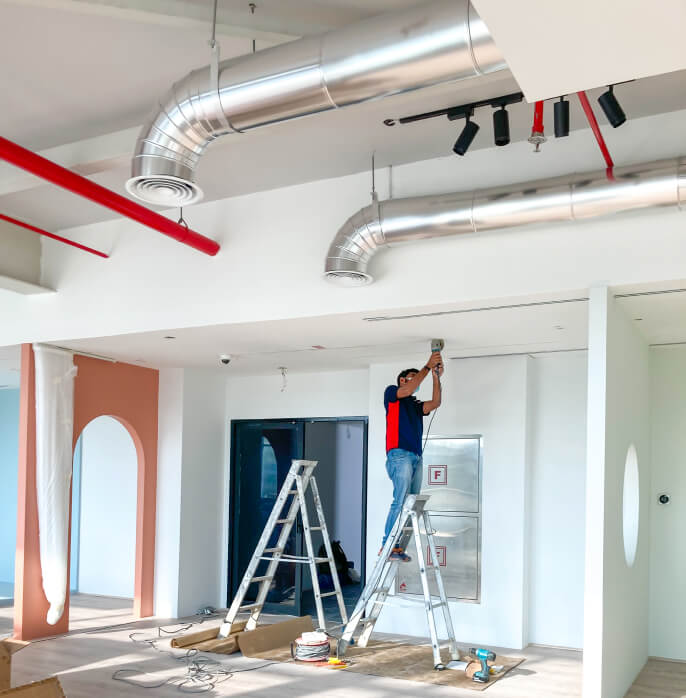 HVAC, Ducting, and Electrical Services for Offices in Dubai