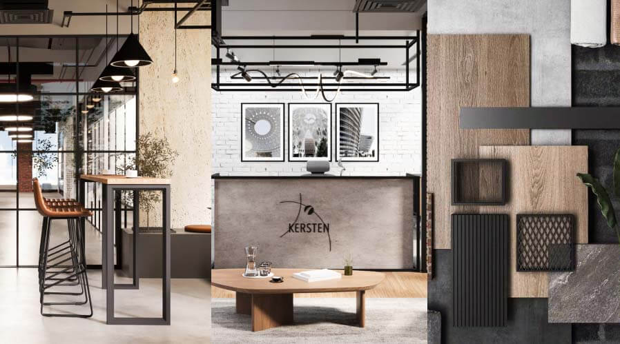 Industrial Rustic Office Design | OFFICEWORKS