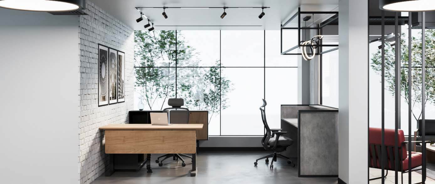 Industrial Rustic Office Design | OFFICEWORKS