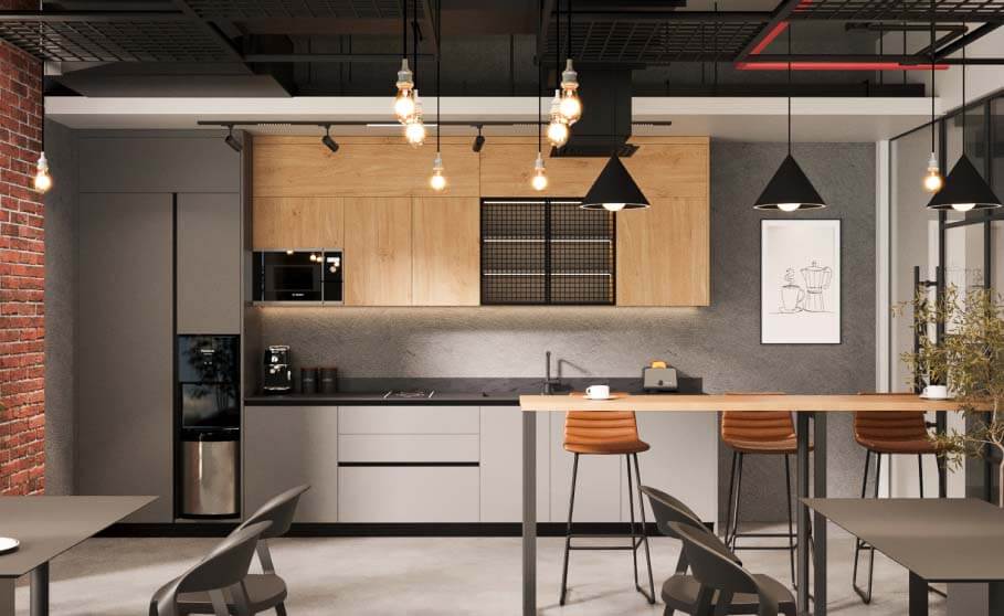 Industrial Rustic Office Design | OFFICEWORKS